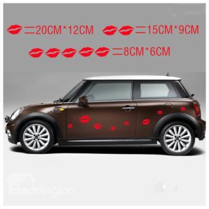 Super Sexy Kiss Pattern One Side Car Sticker