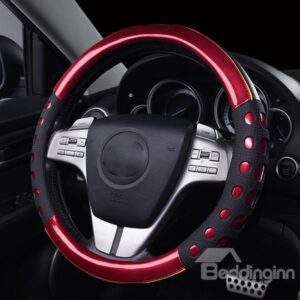 Bright Leather and Slip Resistance Gel Steering Wheel Cover