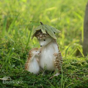 Loving Hedgehog Father and Son Desktop Decoration