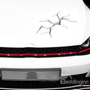 Vivid Crack 3D Car Engine Sticker