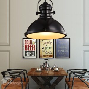 Retro American Country Style Creative Bowl Shaped Pendant Lights