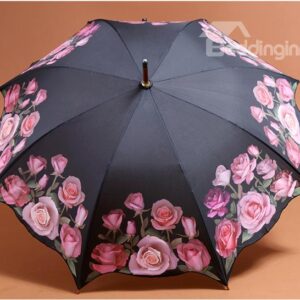 Wonderful Red Roses Sun and Rain Umbrella