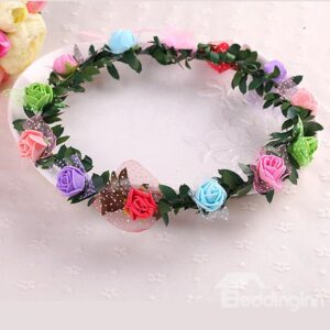Refreshing Beautiful Colorful Flower Crown