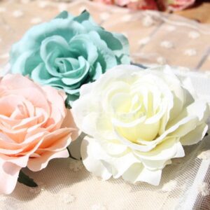 Lifelike Rose Hair Flower with Hairpin