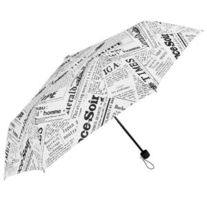 Creative Newspaper Print Sun Umbrella
