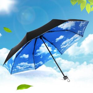 Creative Blue Sky Sun Umbrella