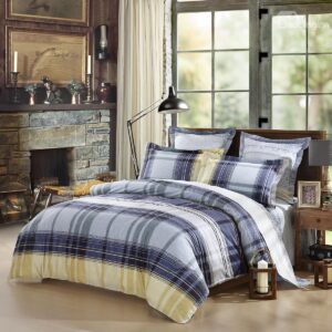 Classical Cannage Concise and Elegant Twill Printing 3-Piece Duvet Cover Set