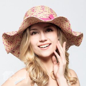 Lovely Broad Brim Women's Summer Beach Floppy Straw Hat