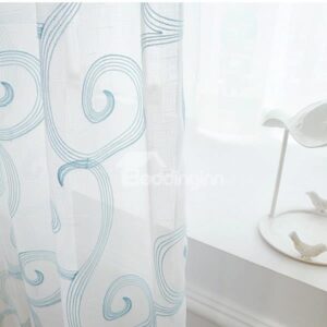 Exquisite Cloud Line Double Pinch Pleat Sheer