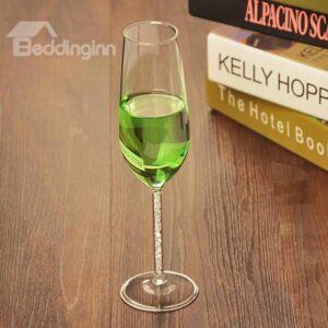 Wonderful Tall Diamond Stem Champagne Glass