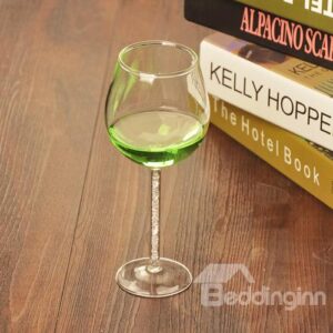 Wonderful Diamond Stem Champagne Glass Round Goblet