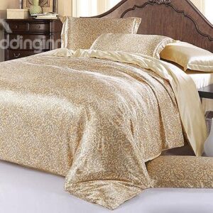 Noble Paisley 4-Piece Cream Duvet Cover Sets