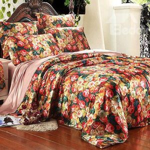 Charming Flower 4-Piece Duvet Cover Sets
