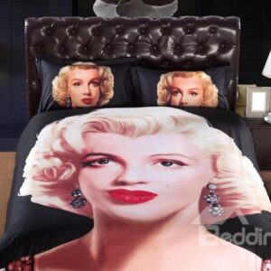 Marilyn Monroe Print 6-Piece Duvet Cover Sets