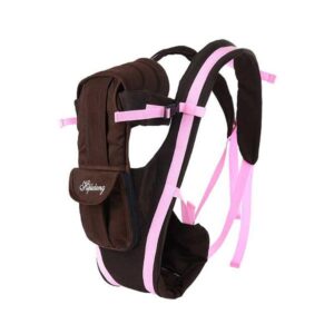 Cozy Pink Strap Four Positions Baby Carrier