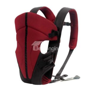 Simple Comfortable Burgandy Baby Hip Seat Front Carrier