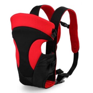 Classic T-Pattern Red and Black Baby Carrier