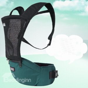 Comfortable Breathing Green Cotton Baby Carrier