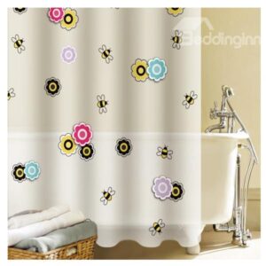 Fabulous European Style Creative 3D EVA Shower Curtain