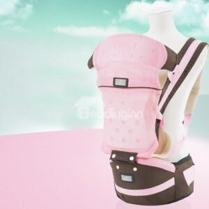 Super Comfortable Breathable Multi Functional Pink Color Baby Carrier