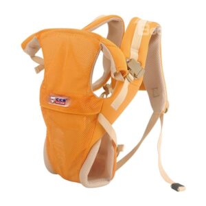 High Quality Useful Comfortable Four Positions Orange Baby Carrier
