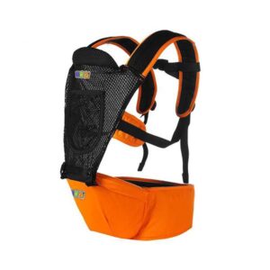 Summer Breathable Mesh Orange Color Baby Carrier
