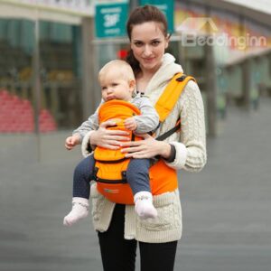 Multi-Function Solid Orange Color Hip Seat Carrier