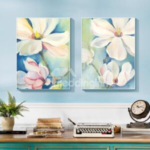 Watercolor Style 2-Piece Canvas Wall Art Prints