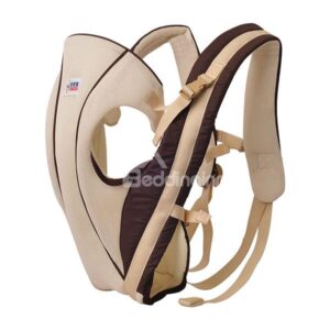 Simple Style Brown Color Front and Back Baby Carrier