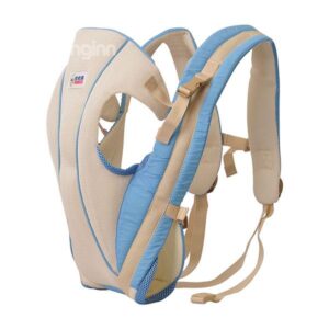 Simple Style Light Blue Color Front and Back Baby Carrier