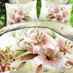 Pretty Flower Fairy 4 Piece Polyester Fitted Sheet