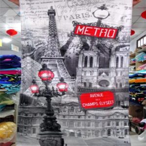 Charming Best Eiffel Tower Print Bath Towels