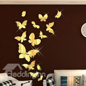 Gorgeous Mirror Effect Butterfly Wall Sticker