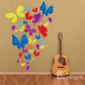Gorgeous Colorful Butterfly Wall Sticker