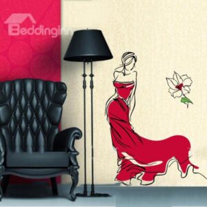 Gorgeous Graceful Lady Wall Sticker
