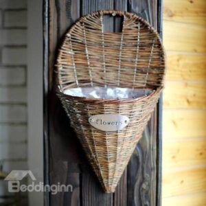 Natural Original Willow Flower Hanging Basket