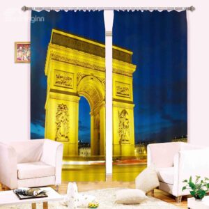Magnificent Triumphal Arch 3D Blackout Curtain