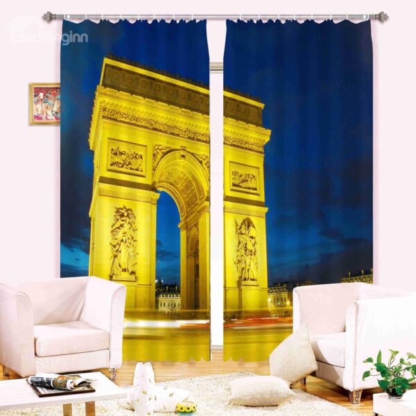 Magnificent Triumphal Arch 3D Blackout Curtain