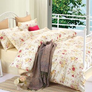 Top Class Floral Full Cotton 4-Piece Duvet Cover Sets