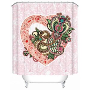 Charming Creative Unique Colorful Pattern Shower Curtain