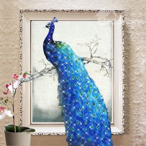 Stunning Graceful Peacock 1-Piece DIY 3D Diamond Sticker