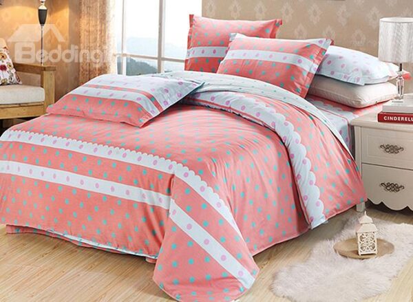 Princess Dream 4-Piece 100% Cotton Kids Duvet Cover Sets