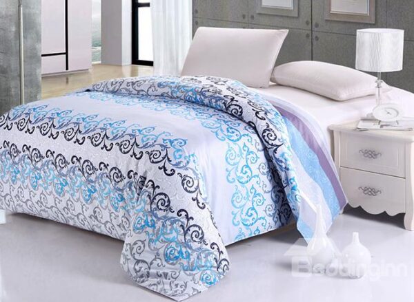 Noble European Style Fresh Jacquard Cotton 4-Piece Duvet Cover Sets