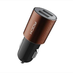 Excellent Designed Dural USB Port and Aluminium Alloy Surface Car Charger
