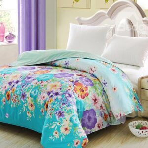 Comfy Gorgeous Colorful Floral 4-Piece Duvet Cover Sets