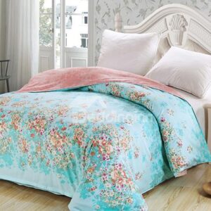 Adorable Fresh Pastoral Style Floral Blue 4-Piece Duvet Cover Sets