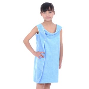 Solid Color Microfiber Children's Sling Bath Towel