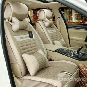 Well Designed Containing Precious Chinese Herbal Medicine Luxurious Flax Car Seat Covers