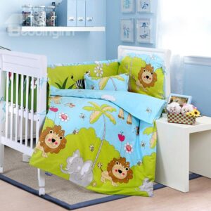 Super Cute Vivid Animals 10-Piece Crib Bedding Sets