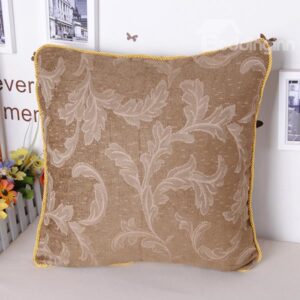 European Elegant Noble Style Jacquard Chenille Throw Pillowcase
